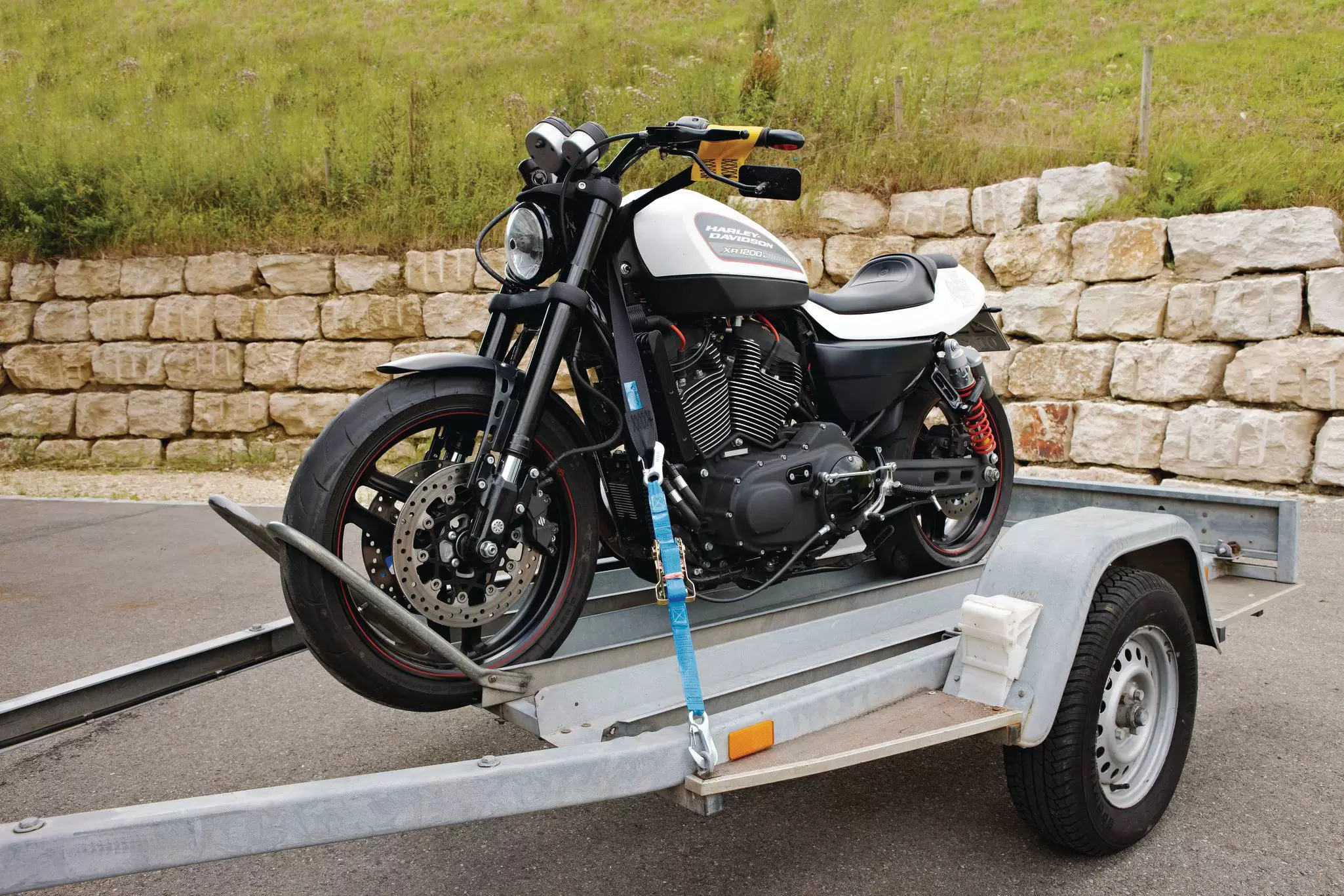 Ladungssicherung Motorrad