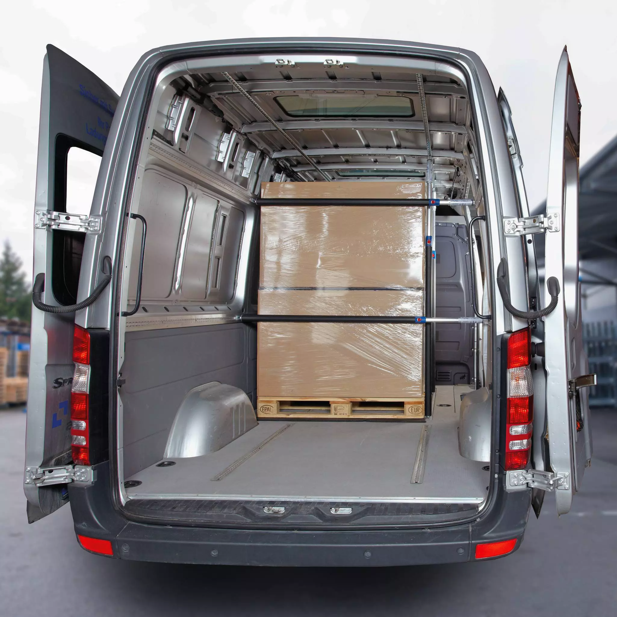 Ladungssicherung geschlossener Kastenwagen