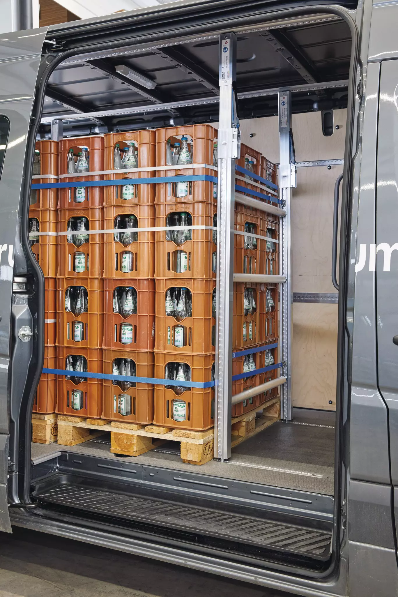 beladener Transporter